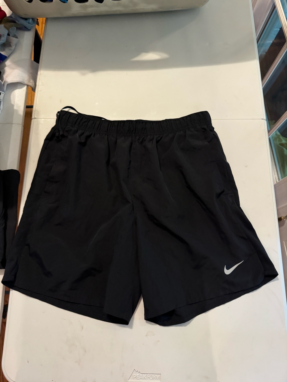 Nike Men’s Black Running Shorts with Reflective Swoosh